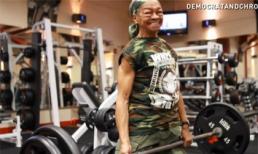 Cụ bà 77 tuổi với thân hình cơ bắp cuồn cuộn