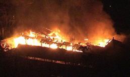 Hà Giang: Cháy chợ ở huyện Xín Mần, 11 gian hàng bị thiêu rụi