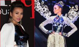 Thanh Hằng “mặc lại” áo giáp kim loại, mở màn Tuần lễ Thời trang