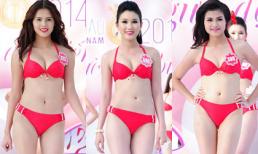 HHVN 2014: 38 thí sinh khỏe khoắn và quyến rũ trong trang phục áo tắm