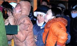 Cháy chợ Cầu Diễn giữa đêm, nhiều người khóc lóc hoảng loạn