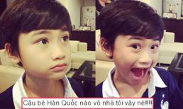 Con trai Kim Hiền càng lớn càng giống sao Hàn