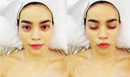 Hồ Ngọc Hà khoe đắp mặt nạ vàng xa xỉ