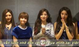 T-ara liên tiếp nói yêu fan Việt