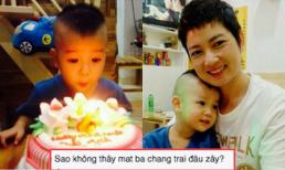 Fans ngạc nhiên vì chồng Thúy Vinh vắng mặt trong tiệc sinh nhật con trai