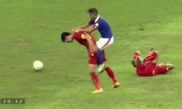 Những pha chơi xấu của cầu thủ Malaysia với đội tuyển Việt Nam