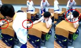 Bài học nhớ đời của học sinh ngủ gật trong lớp