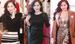'Cá sấu chúa' Quỳnh Nga thay 3 bộ trang phục trong một sự kiện