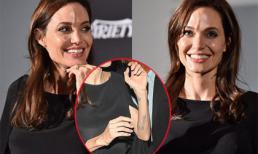 Angelina Jolie lộ tay gầy nhẳng chỉ còn da bọc xương