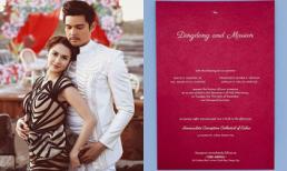 Bất ngờ lộ thiệp cưới của 'Cặp tiên đồng ngọc nữ Philippines'