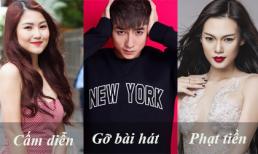 Những sao Việt 'méo mặt' vì án phạt năm 2014