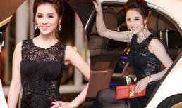 Á hậu Thái Như Ngọc đi xế xịn dự tiệc cuối năm của VTV