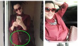 Trang Nhung diện 'cây đỏ' khoe bụng bầu ngày càng to