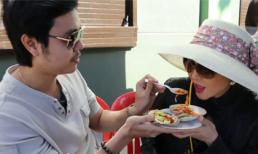 Clip: Vũ Hoàng Việt tình tứ bón đồ ăn cho người tình U60