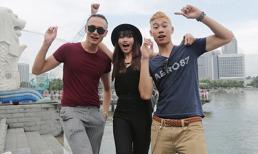 “Lộ ảnh” Duy Anh, Đăng Khánh, Quỳnh Châu sang Singapore 