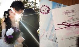 Lộ diện thiệp cưới giản dị của Lê Khánh và Tuấn Khải