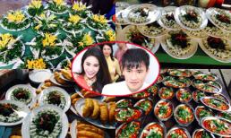 Cỗ chay lạ mắt trong đám cưới của Công Vinh và Thủy Tiên