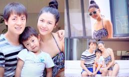 Gia đình Đăng Khôi hạnh phúc đi du lịch cùng nhau