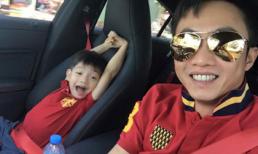 Cường Đôla và Subeo diện đồ đôi đi nhà sách