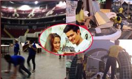 Rộn ràng trước hậu trường chuẩn bị đám cưới của Marian