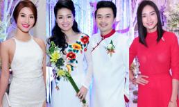 Dàn sao Việt tấp nập dự tiệc cưới sang trọng của Lê Khánh ở Sài Gòn