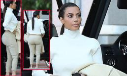 Kim Kardashian diện quần bó khoe vòng ba "phì nộn"