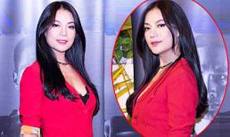 Trương Ngọc Ánh ăn mặc gợi cảm tham dự “off máy” phim Hương ga