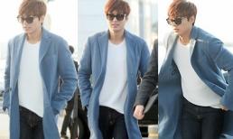 Lee Min Ho nổi bật ở sân bay khi đến Thượng Hải