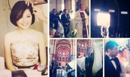 Đám cưới Ngô Quỳnh Anh lung linh nơi lễ đường