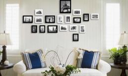 Để trong nhà không còn bức tường đơn điệu