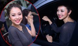 Hoa hậu Jennifer Phạm lái xế tiền tỷ đi làm MC