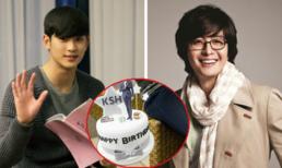 Bae Yong Joon gửi thức ăn mừng sinh nhật Kim Soo Hyun trên phim trường "Vì sao đưa anh tới"