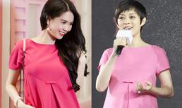 Tôn Lệ mặc "váy nhái' của Ngọc Trinh