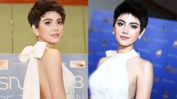 "Ma nữ" Mai Davika để tóc tém cá tính, khoe lưng trắng ngần