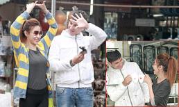 Bắt gặp Ngân Khánh và bạn nhảy tình tứ đi thăm làng gốm Bát Tràng