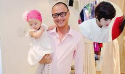 Chồng và con gái đến chúc mừng Vũ Thu Phương