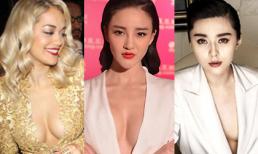 Mỹ nhân thế giới táo bạo diện vest không nội y