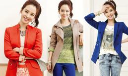 Phối hợp style mùa xuân đẹp như Song Ji Hyo