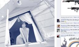 Bà Tưng nhận 'đá' tới tấp vì ảnh mặc áo yếm ở nhà lầu