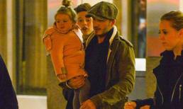 Nhóc Harper "hẹn hò" với bố Beckham