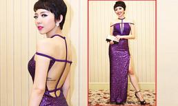 Tóc Tiên xoạc chân tạo dáng, khoe lưng trần nóng bỏng