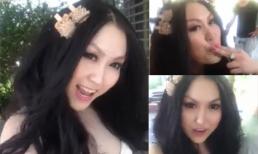  Phi Thanh Vân tự quay clip ở  hậu trường phim cực đáng yêu