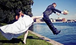 Đầu năm cười sảng khoái với những bức ảnh cưới vui nhộn