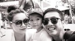 Cường đô la khoe ảnh cả nhà hạnh phúc đi xuất ngoại chơi Tết