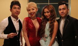 The Men - Tóc Tiên thân thiết khi "chạm mặt"