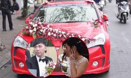 Minh Vương M4U dùng xe đỏ rực đi đón dâu trong ngày cưới