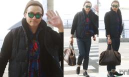 Bi Rain nổi bật với thời trang cá tính ở sân bay