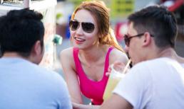 Ngân Khánh dẫn bạn nhảy đi uống nước vỉa hè