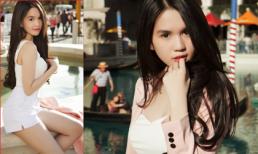 Ngọc Trinh "quần ngắn áo dài" tự tin xuống phố
