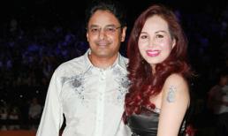 Vợ chồng hoa hậu Diệu Hoa tay trong tay đi xem nhảy